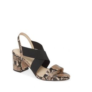 COLE HAAN Aniston Sandal In Amphora Snake Print Leather, Size 7.5